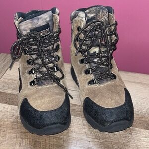 Rocky Sz 3.5Y 800 G Thinsulate Waterproof Hunting‎ Boots Brown & Camo
